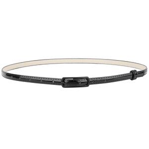 Thin Belts For Women Skinny Leather Belts With Metal Buckle For Dresses Pants🤙